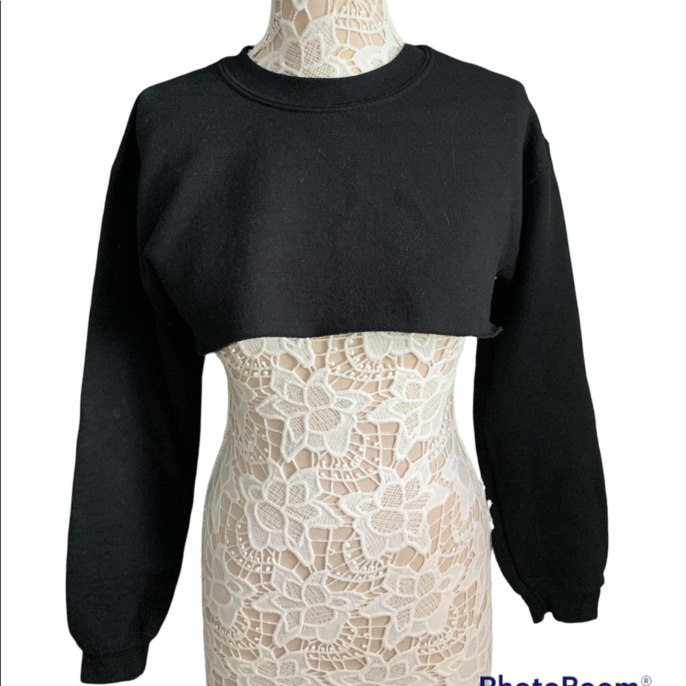 Nasty Gal super cropped sweater sz S